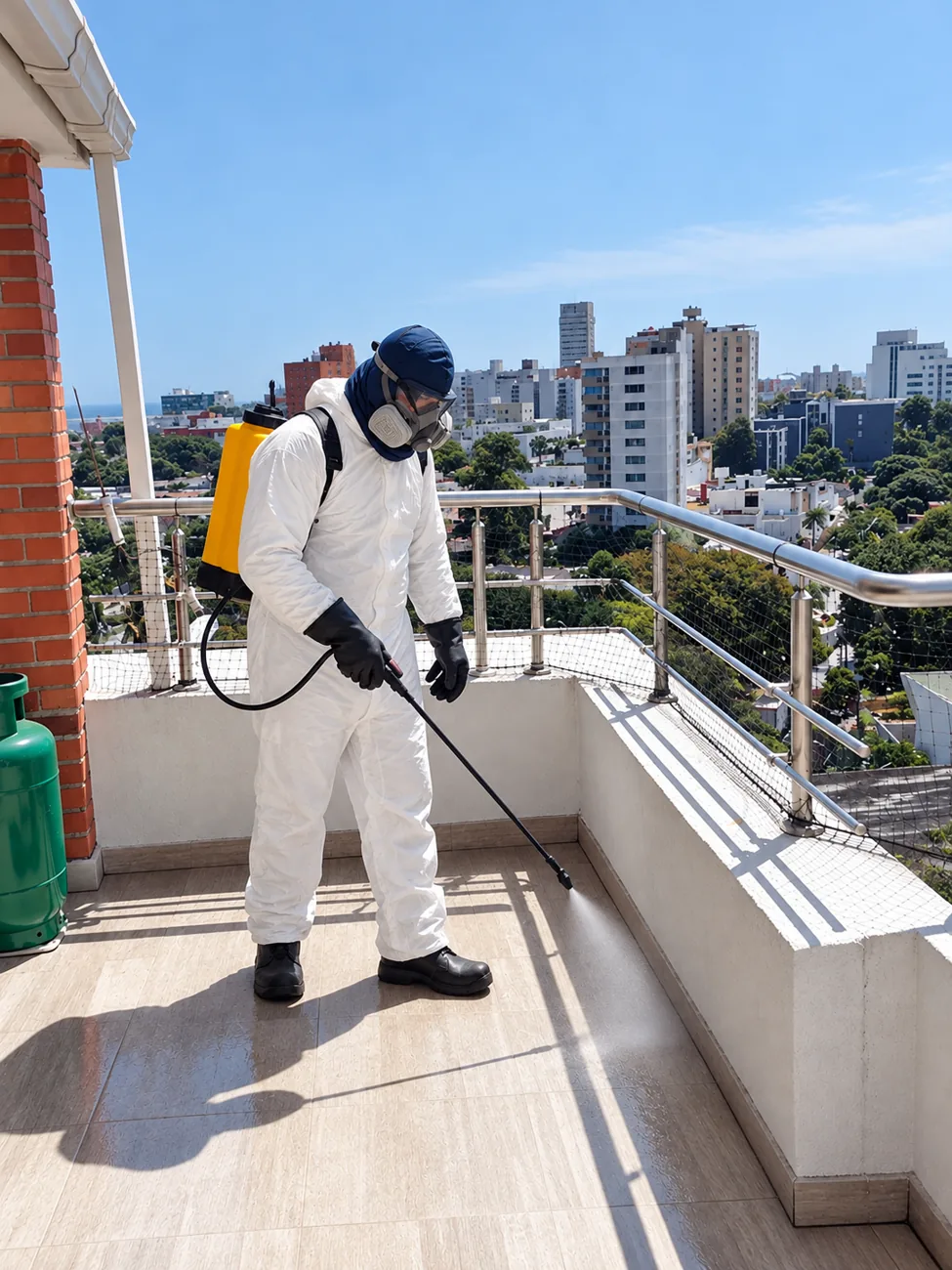 Fumigación y control de plagas
